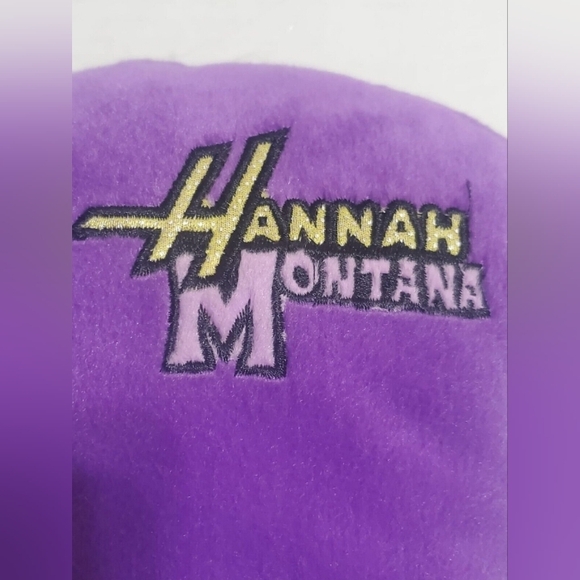 Disney Hannah Montana Stereo Radio Speaker Plush Pillow Purple New - Picture 5 of 11